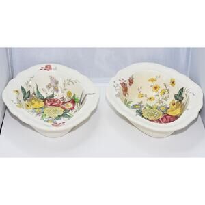 10.5" Oval Serving Bowls Gainsborough (Marlborough) by COPELAND SPODE - Set
